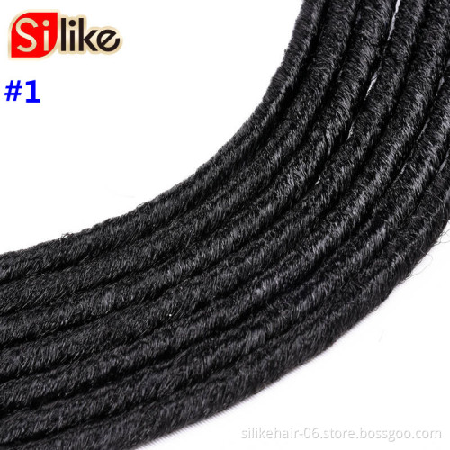 Straight Faux Locs for Black Women Crochet Hair Braids Synthetic Hair Extensions Soft Goddess Locs DreadFaux locs Braiding Hair